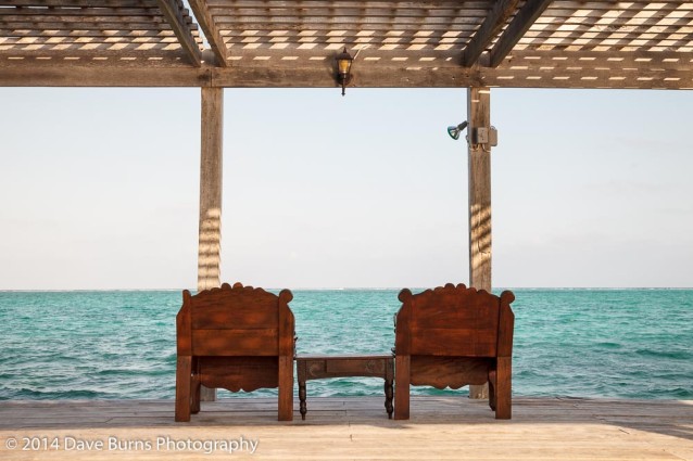 Two Chairs and Turquoise Water