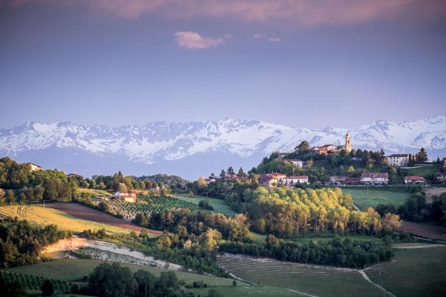 Langhe Sunset, Piedmont, Italy