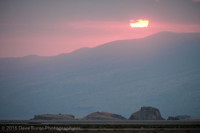 Sunrise over Lake Natron