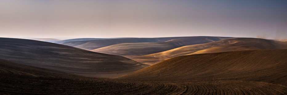 Sunset on Newly Tilled Soil